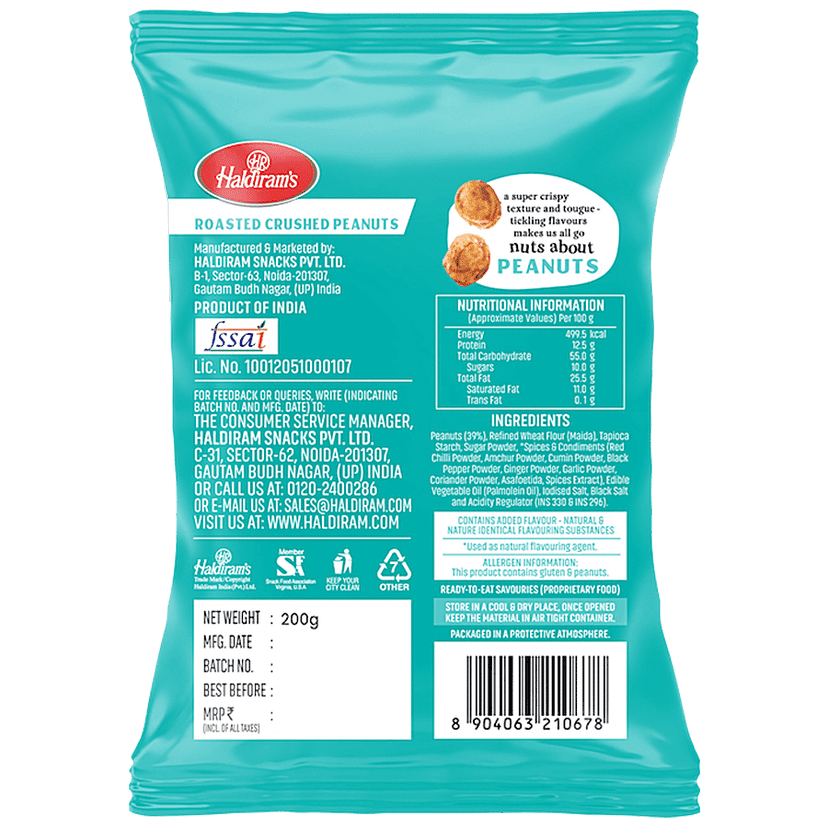 Haldirams Crushed Peanut, 200 G(Savers Retail) view 2