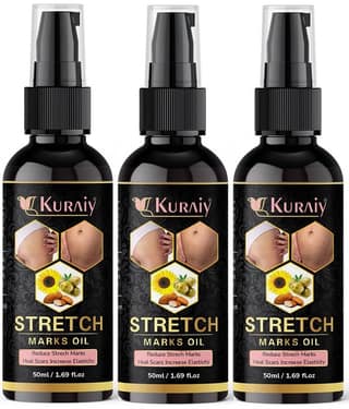 Kuraiy stretch Oil for Stretch Marks Removal Post Pregnancy fast work stretch mark oil