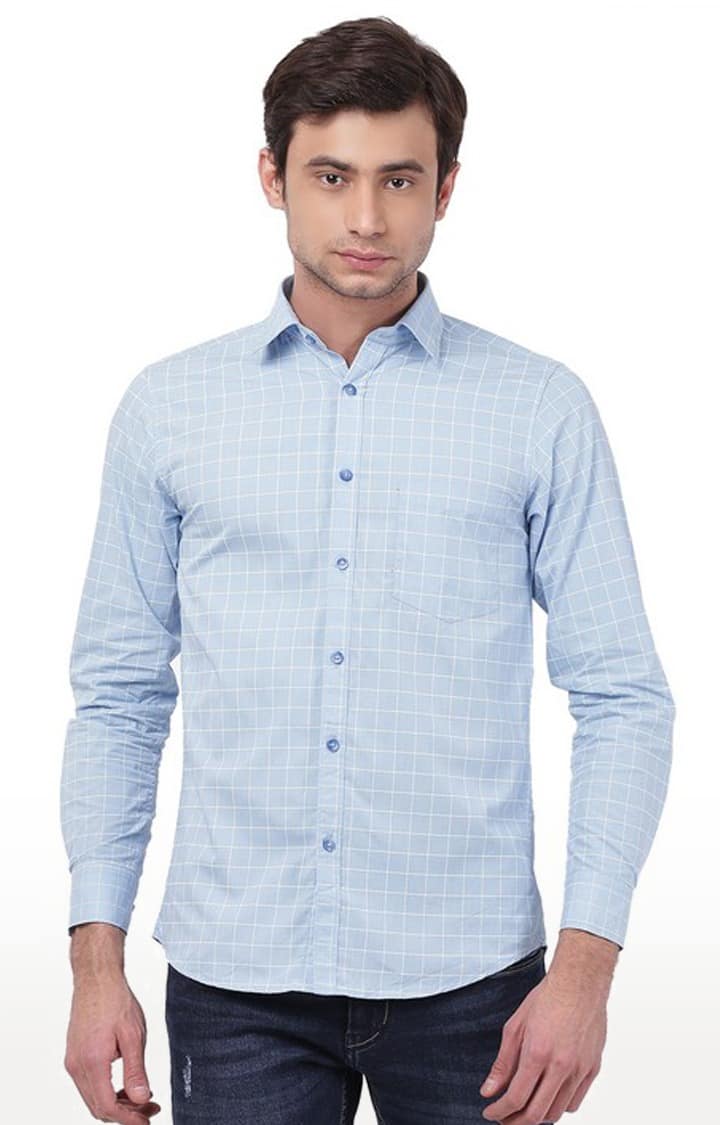 Tahvo Men Blue Shirt