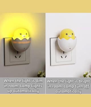 Chocozone Yellow Night Lamp ( Pack of 1 )