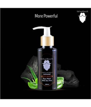 UrbanMooch Activated Charcoal Face Wash 100 mL