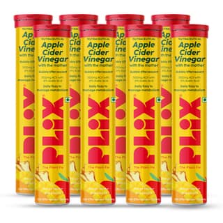 Apple Cider Vinegar Effervescent with the mother Pack of 8 Tubes__2 Months__120 Tablets