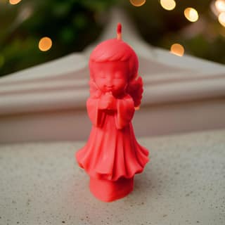 SS Enterprise Angel Candle, Romantic Night, Home Decor Candle, giftable | Set of 1 |