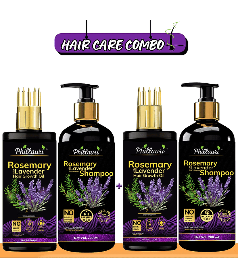 Phillauri - Anti Hair Fall Rosemary Oil 600 ml ( Pack of 2 )