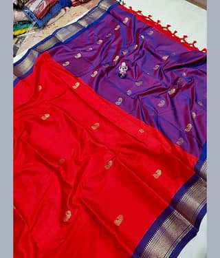 FAB SILK Cotton Silk Embellished Saree With Unstitched Blouse Piece ( Grey )