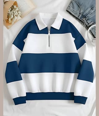ENITOR Men Cotton Blend Regular Fit Striped Polo T Shirt ( Beige )