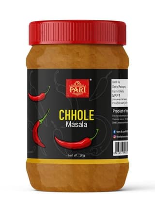 Pari Chhole Masala Powder | Chana Chole Masala | Punjabi Chana Masala | Amritsari Chhole Masala | No Added Colour & No Added Preservatives | (Pack of 1 x 2000g) �