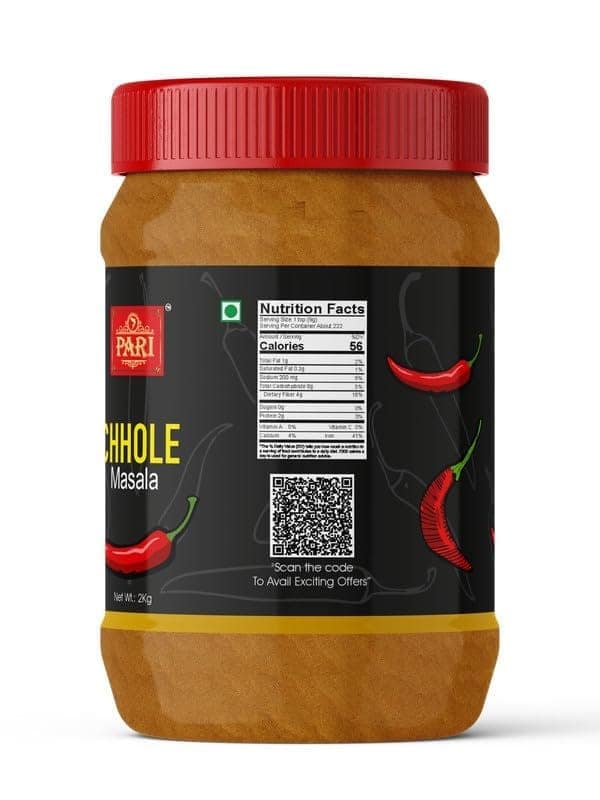 Pari Chhole Masala Powder | Chana Chole Masala | Punjabi Chana Masala | Amritsari Chhole Masala | No Added Colour & No Added Preservatives | (Pack of 1 x 2000g) � view 4