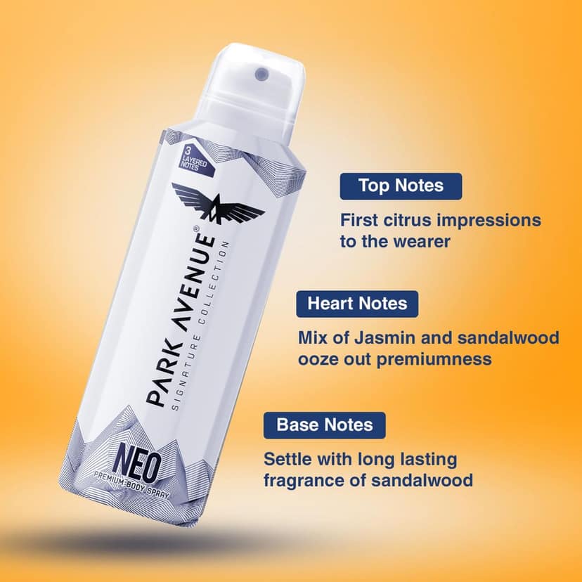 Park Avenue, Fresh Long-Lasting Aroma|| Deodorant Spray|| view 3