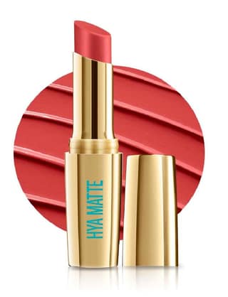 LAKME 9to5 Hya Matte Lipstick, Sangria Sunday, 3.6gm, for Full Coverage and Hydrated Lips, with Hyaluronic Acid, Cocoa Butter & Vitamin E, Smudge-Proof, Longstay Upto 14 Hours LAKME 9to5 Hya Matte Lipstick, Sangria Sunday, 3.6gm, for Full Coverage and Hy