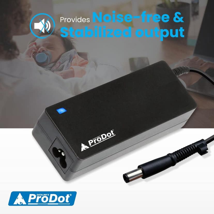 ProDot 30W Laptop Charger Adaptor with Power Cable Compatible with HP, Acer & Asus (Pin Size 4.0 x 1.7mm) view 6