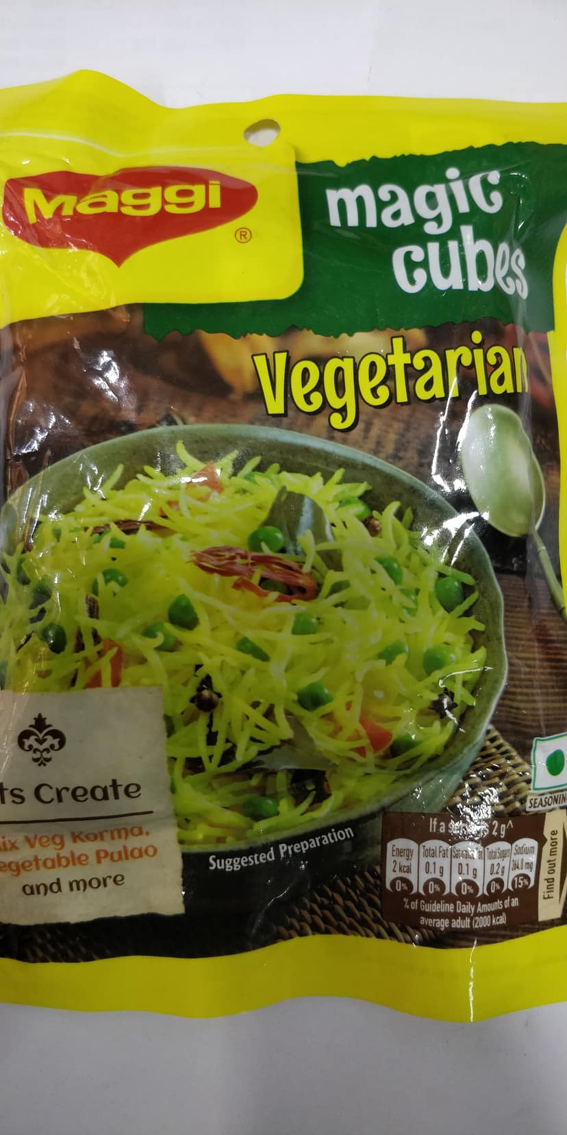 Maggi Magic Cubes Vegetarian