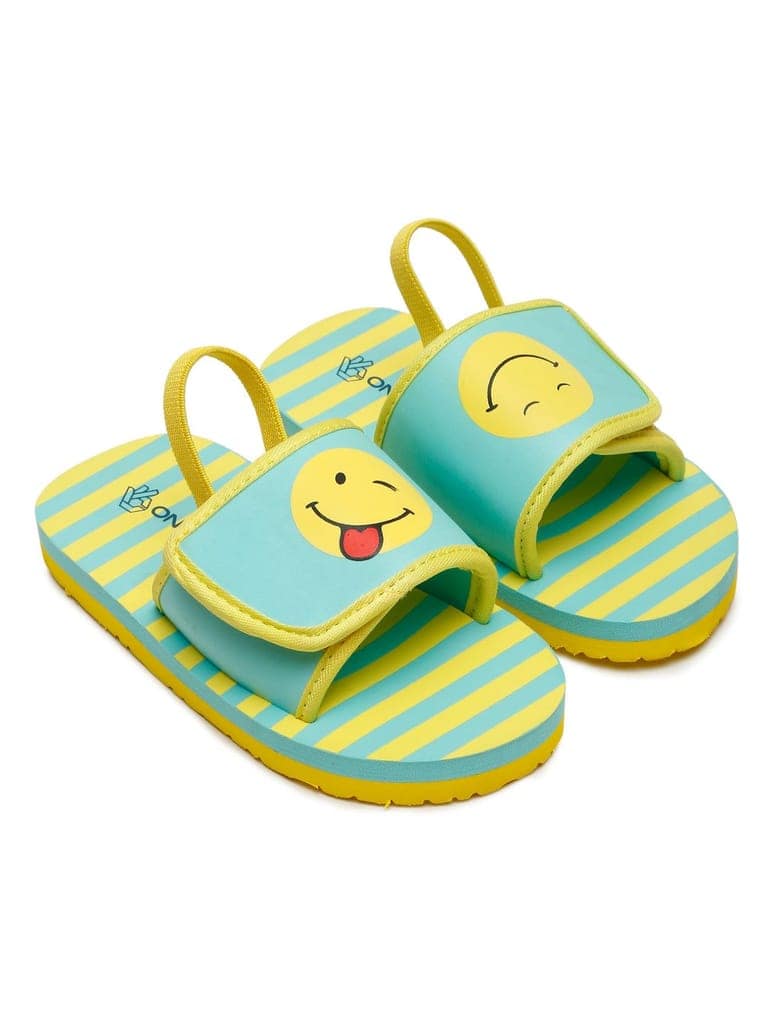 Smileys Sliders/Flipflops With Adjustable Strap & Back Support (Unisex) view 3
