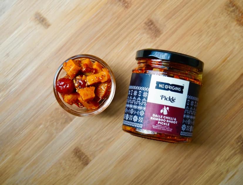 NEOrigins Dalle Chilli with Bamboo Shoot Pickle, 100g view 2