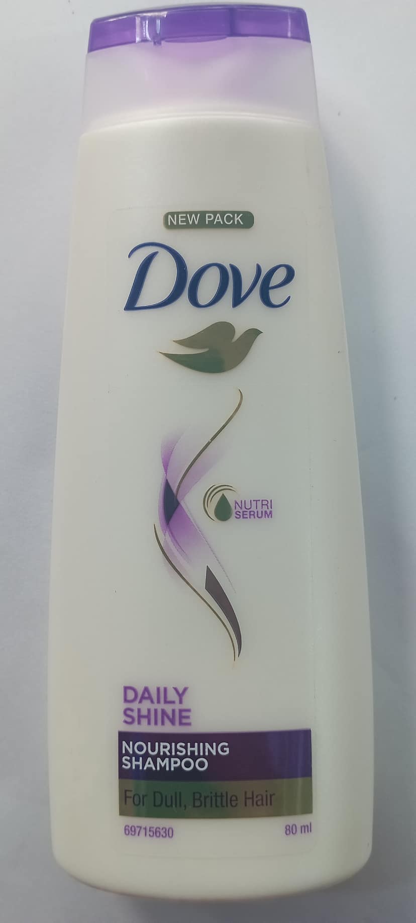 Dove nutri daily shine Nourishes shampoo for dull brittle hair 80 ml