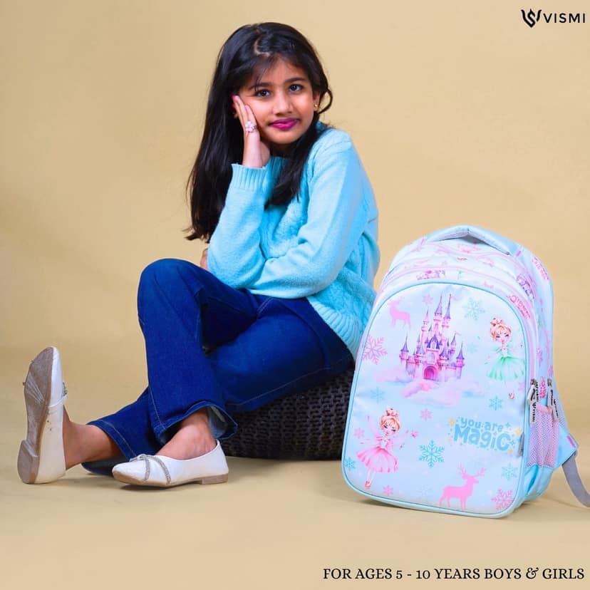 VISMIINTREND School Backpack Bags for Kids | School Bags | Water Resistant | Casual | Picnic | Travel | 5 to 10 Years School Backpack | Bag for Boys | Girls view 8