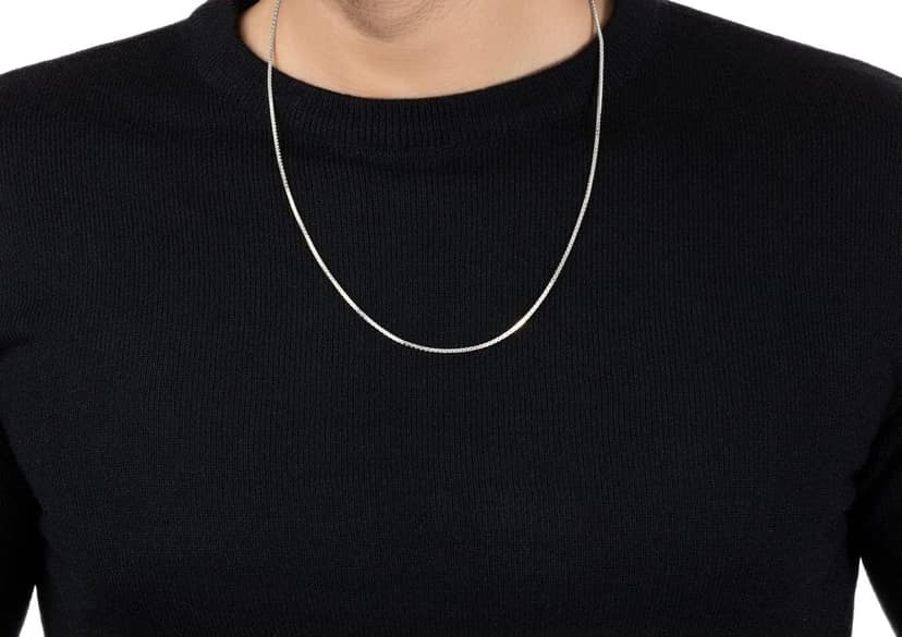 Fine 925 Silver Box Chain - 1.5 MM view 2