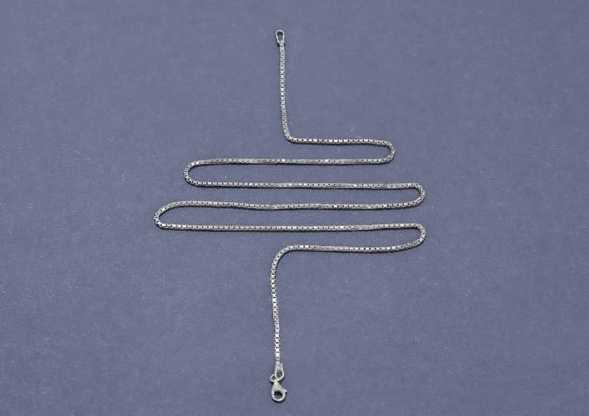 Fine 925 Silver Box Chain - 1.5 MM view 8