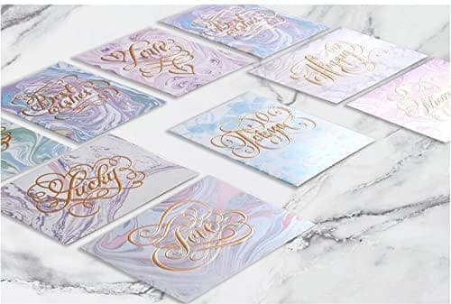 Rack Jack Happy Birthday Greeting Card with Gold Foiling - Balloons view 2