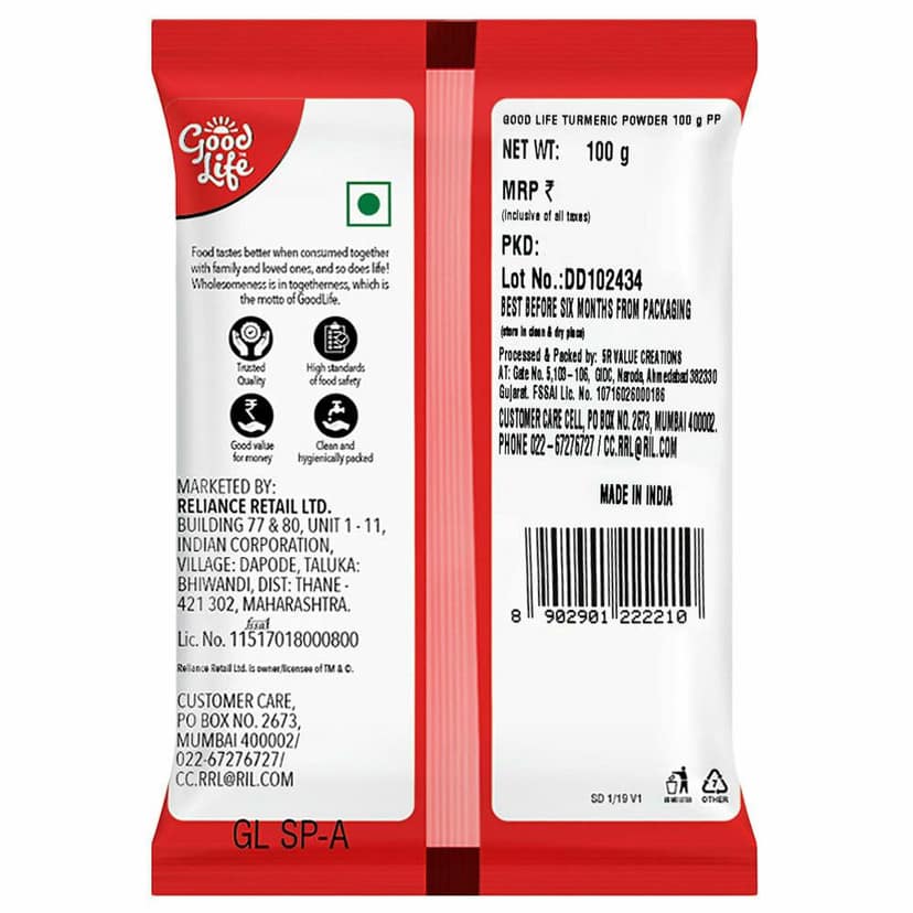 Good Life Turmeric Powder 100 g view 2