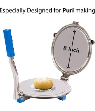 HomePro Steel Puri Press ( Pack of 1 )
