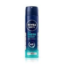 Nivea Men Fresh Ocean Deodorant - 48H Long Lasting Freshness With Fresh Aqua Scent, 150 Ml