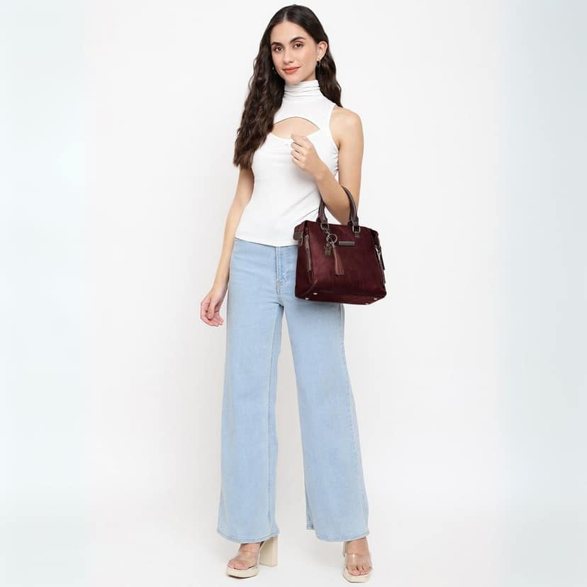 VISMIINTREND Stylish Sling Bag | Pu Leather Crossbody Satchel Bag | Women Handbag for Office | Travel | Daily Use | Detachable Adjustable Strap view 4