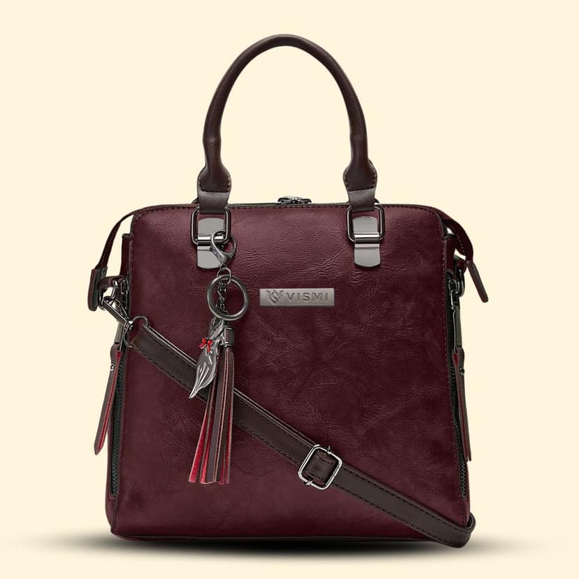 VISMIINTREND Stylish Sling Bag | Pu Leather Crossbody Satchel Bag | Women Handbag for Office | Travel | Daily Use | Detachable Adjustable Strap view 8