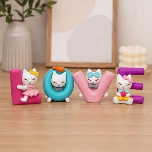 eCraftIndia Plastic Love Animated Characters Decorative Showpiece for Home Decor Living Room Bedroom | Valentine Gift for Girlfriend Boyfriend Husband Wife Her Him | Valentines Day Decoration Items view 3
