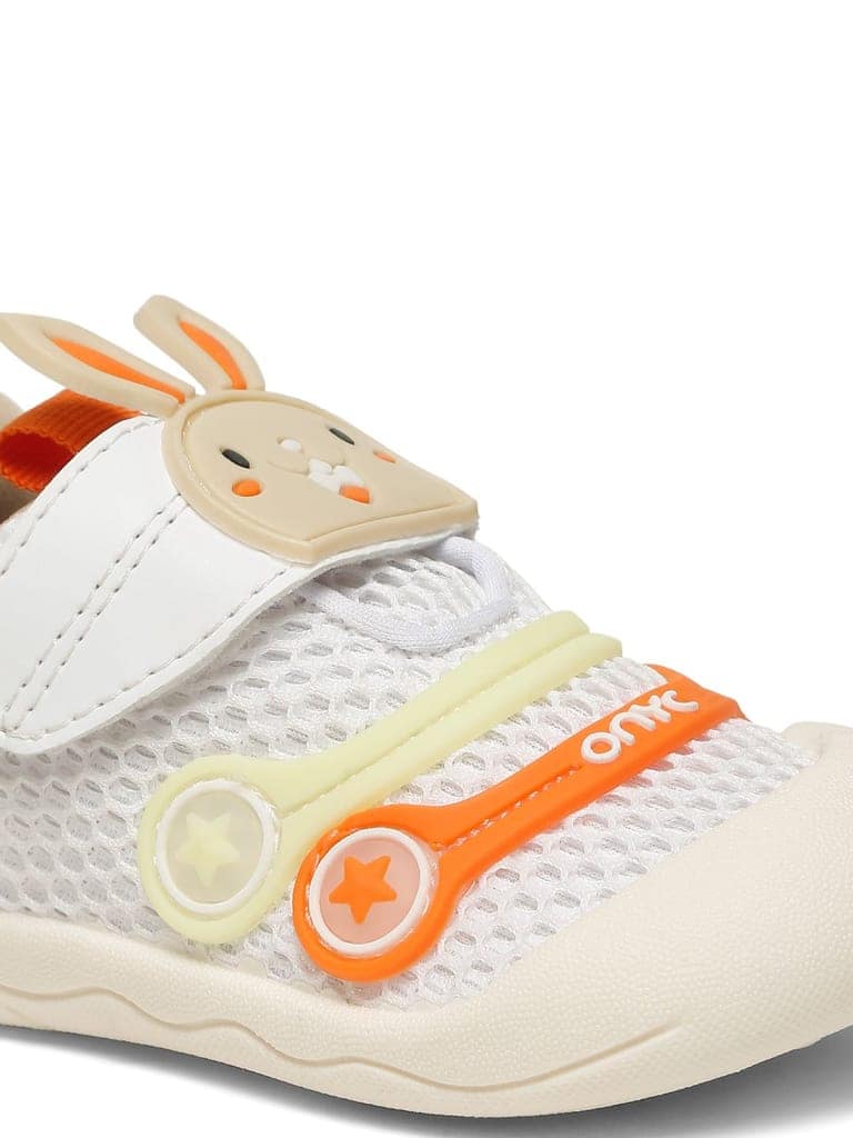 Fluffy Toddlers' First Step Shoes - Orange (Unisex) view 2