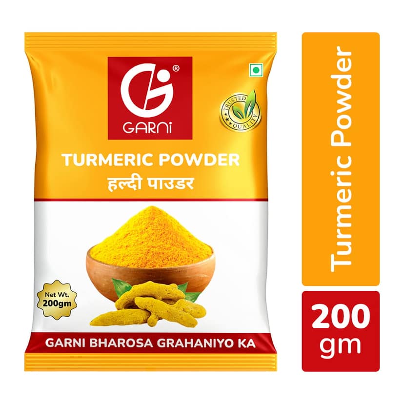 Garni Foods Triple Spice CTC Combo | Chilli Powder 200g | Turmeric Powder 200g | Coriander Powder 200g | Monthly Value Pack | 600g view 5