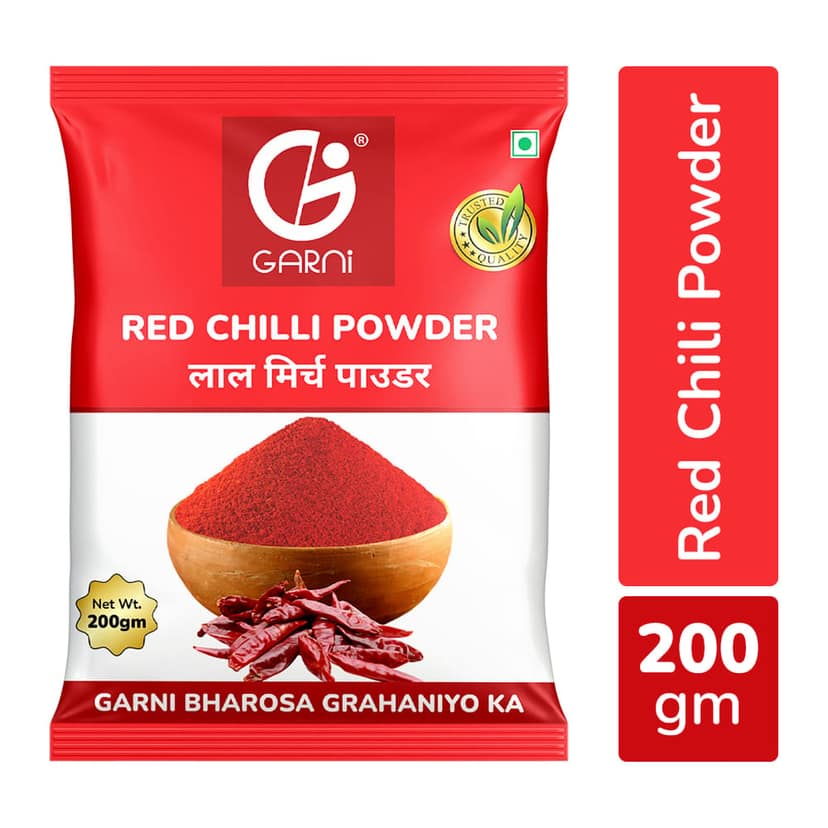 Garni Foods Triple Spice CTC Combo | Chilli Powder 200g | Turmeric Powder 200g | Coriander Powder 200g | Monthly Value Pack | 600g view 7