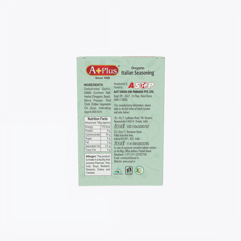 Aplus Italian Oregano 100g Box view 3