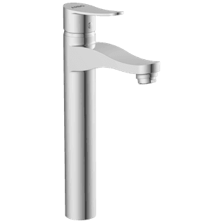 PR-2128 Single Lever Tall Basin Mixer With Braided Hoses (Table Mounted Model)