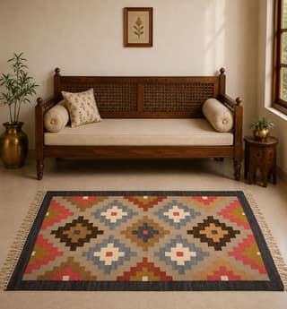 Handcrafted Medium Woolen Panja Dari