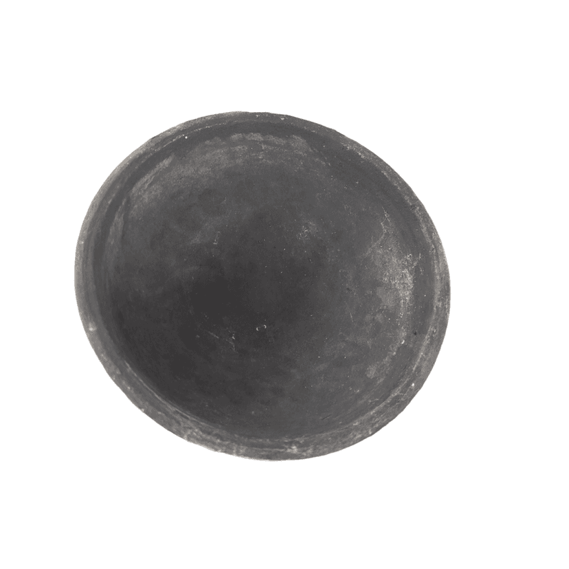 Handmade Black Clay Bowl for Cooking and Serving 1 anchu