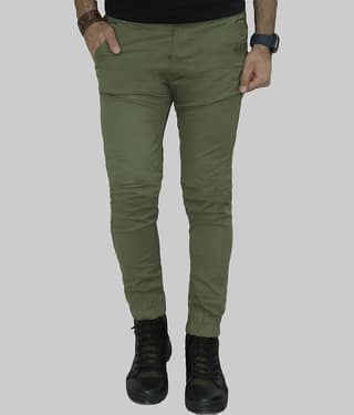 HYMEN LEGIONS Regular Flat Men's Joggers - Dark Green ( Pack of 1 )