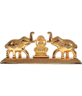 Fashion Bizz Handcrafted Goddess Lakshmi Roli Chawadecorative Showpiece - 7 cm