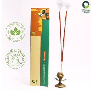 Prime Orgoveda Eucalyptus Incense Sticks | 100% Natural Organic Handmade - (Pack of 50 Sticks)