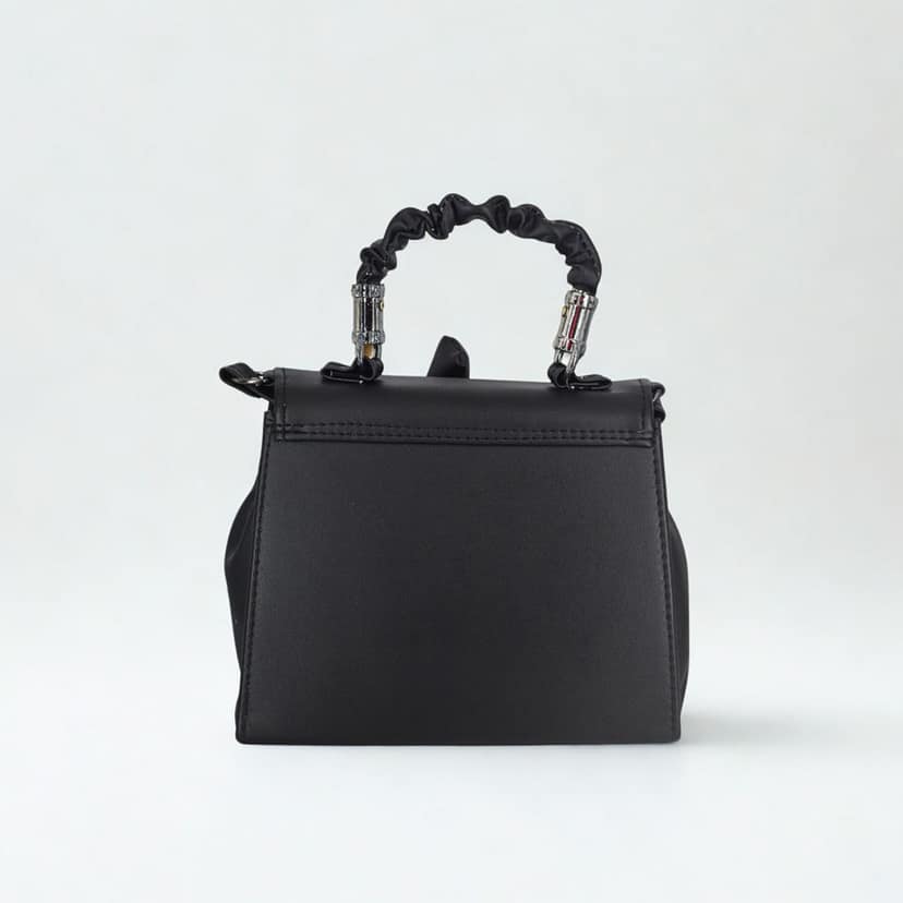 Bow Detail Sling Bag | Premium PU Leather Small Handbag | Trendy Shoulder Bag for Girls & Women view 3