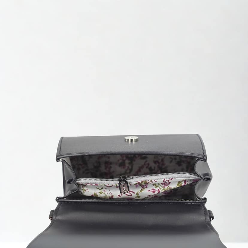 Bow Detail Sling Bag | Premium PU Leather Small Handbag | Trendy Shoulder Bag for Girls & Women view 5