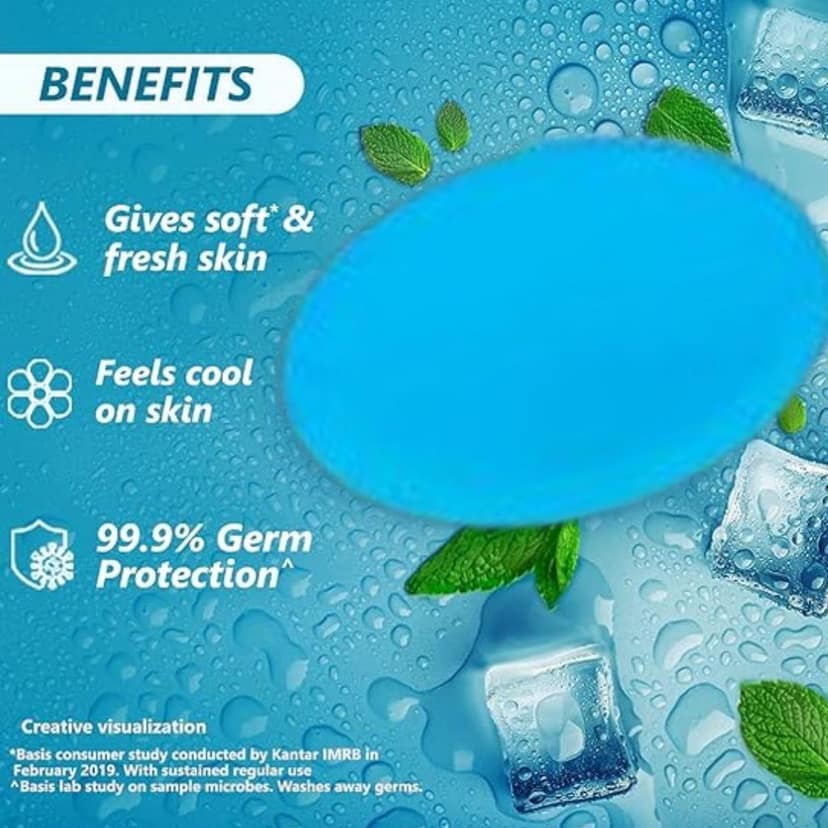 SHIWALYA Natural Cool Mint Soap || Handmade Bathing Soap || Herbal Soft & Radiant Skin || Suitable for All Skin Types (Pack of 4) view 4
