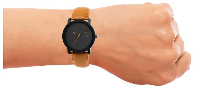 LOREM Black Plain Analog Watch for Men LR20-UF view 6