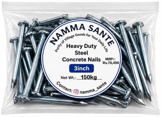 Heavy Duty Steel Concrete Nails 3 Inch | Concrete Nails | Steel Nails | Cement Nails | Masonry Nails