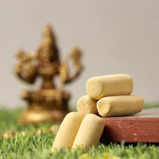 Giri Gopi Chandanam - 5 Pcs | Srichurnam | Namakatti | Thiruman | Sandal Colour | Holy Stick for Tilak