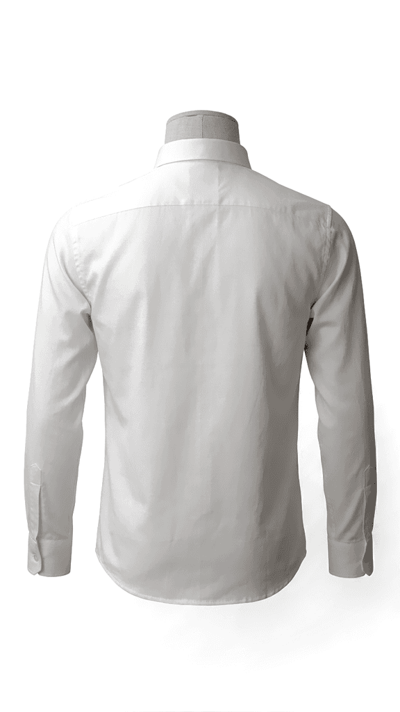 Scotics Plain Off-White Long Sleeve Formal Shirt view 2