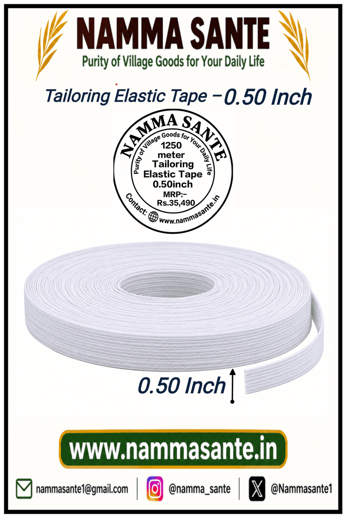 0.50inch Tailoring Elastic Tape view 3