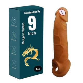 Premium Drag-ons Cond-ome For Men 9-inch for regular use Ultra Soft | Long Lasted | Extra Pleasure Extra size |