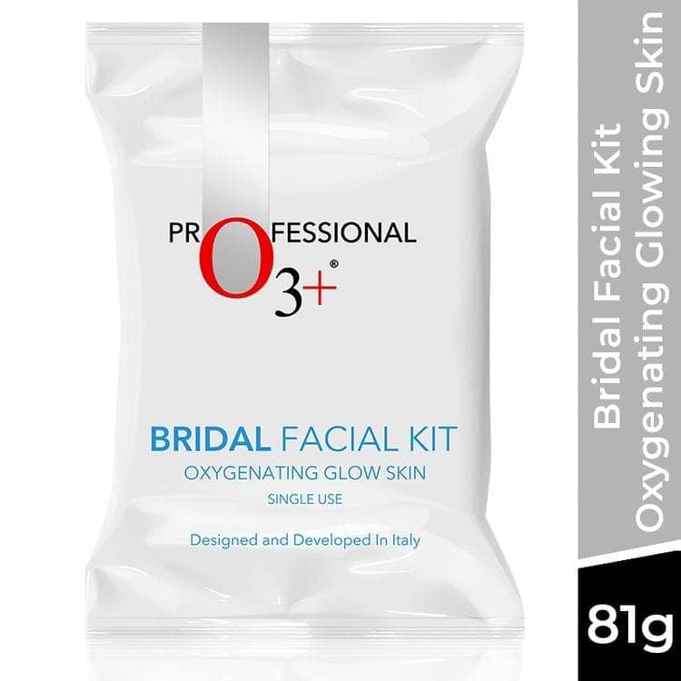 O3+ Bridal Facial Kit for Radiant & Glowing Skin (54gm+66ml) + O3+ Bridal Facial Oxygenating Glow Skin Kit For Oily & Acne Prone Skin (81gm) Pack of 2 view 3