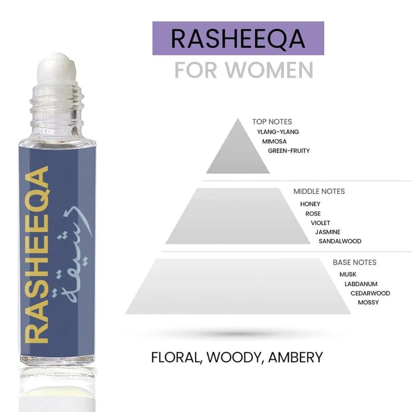 Aimani Rasheeqa fragrance | Long Lasting | Alcohol Free for women | Perfumery Oil | 06ml Attar view 7